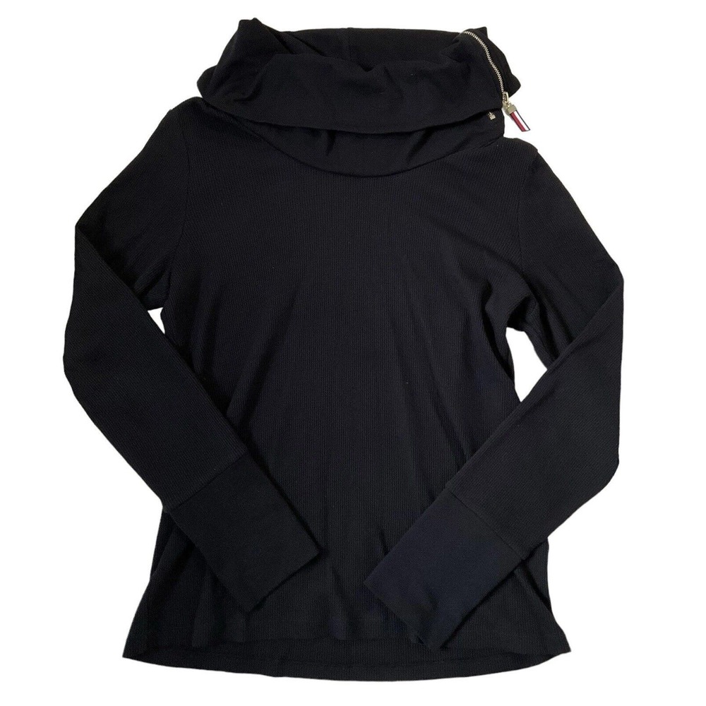 Tommy Hilfiger Women Size Medium Turtle Neck Sweater Black (30-283)